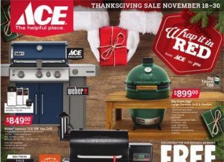 ACE Hardware Thanksgiving Ad Nov 18 – Nov 30, 2020
