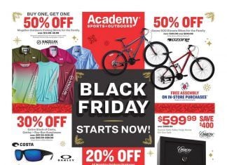 Academy Sports + Outdoors Black Friday Ad Nov 22 – Nov 28, 2020