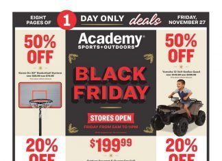 Academy Sports + Outdoors Black Friday Ad Nov 27 – Nov 27, 2020