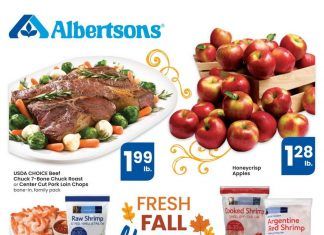 Albertsons Weekly Ad Nov 4 – Nov 10, 2020