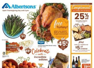 Albertsons Weekly Ad Nov 18 – Nov 26, 2020