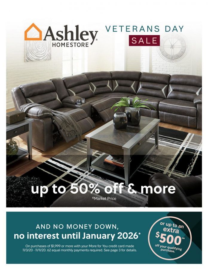Ashley Furniture HomeStore Veterans Day Sale