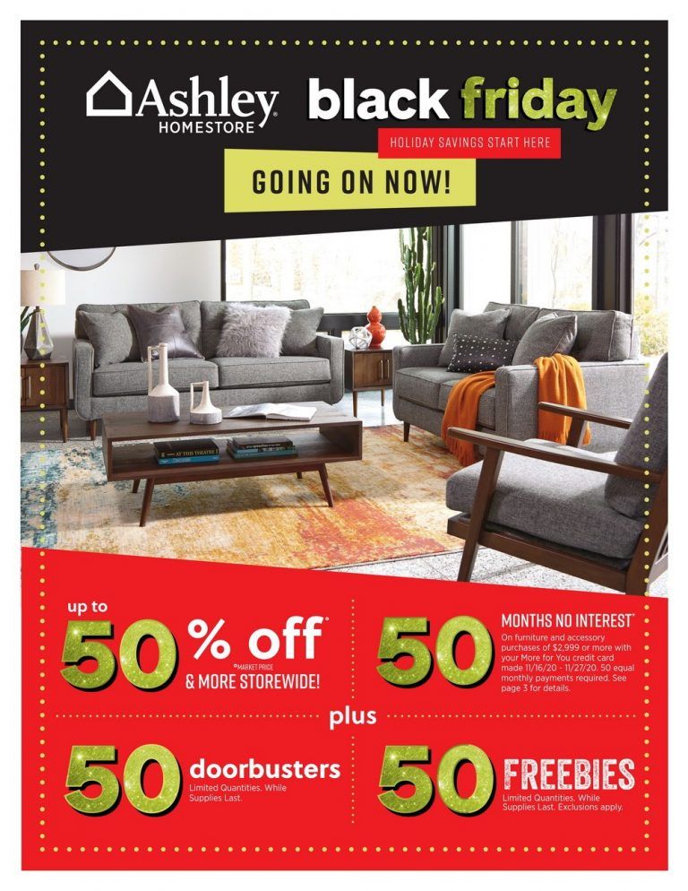 Ashley Furniture HomeStore Black Friday Ad Nov 16 Nov 27, 2020