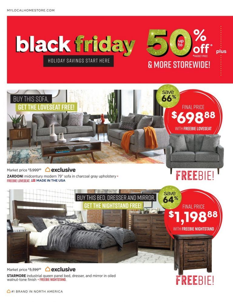 Ashley Furniture HomeStore Black Friday Ad Nov 16 Nov 27, 2020