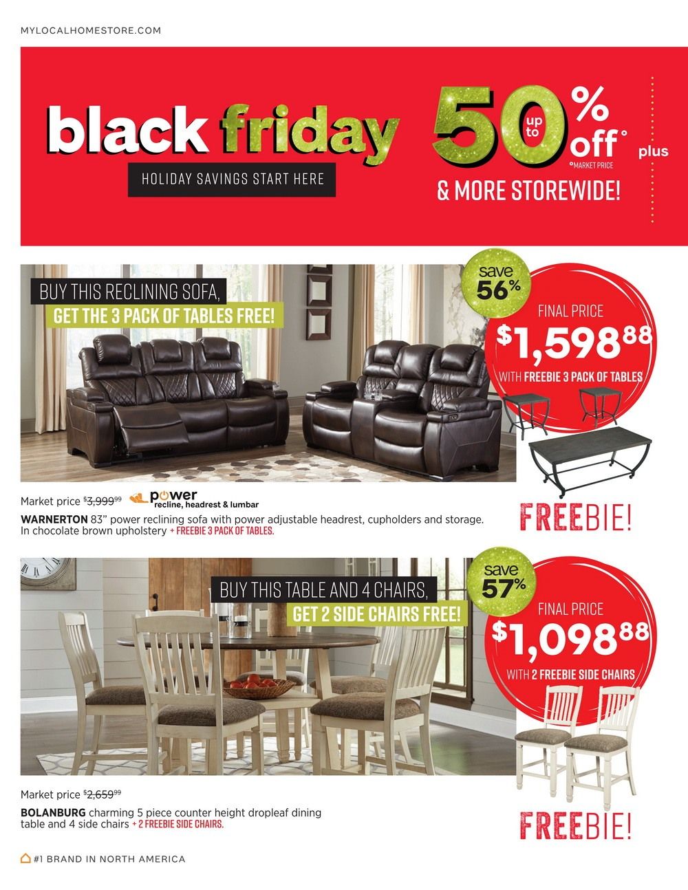 Ashley Furniture HomeStore Black Friday Ad Nov 16 Nov 27, 2020