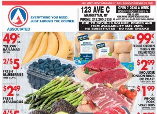 Associated Supermarkets Weekly Ad Nov 27 – Dec 03, 2020