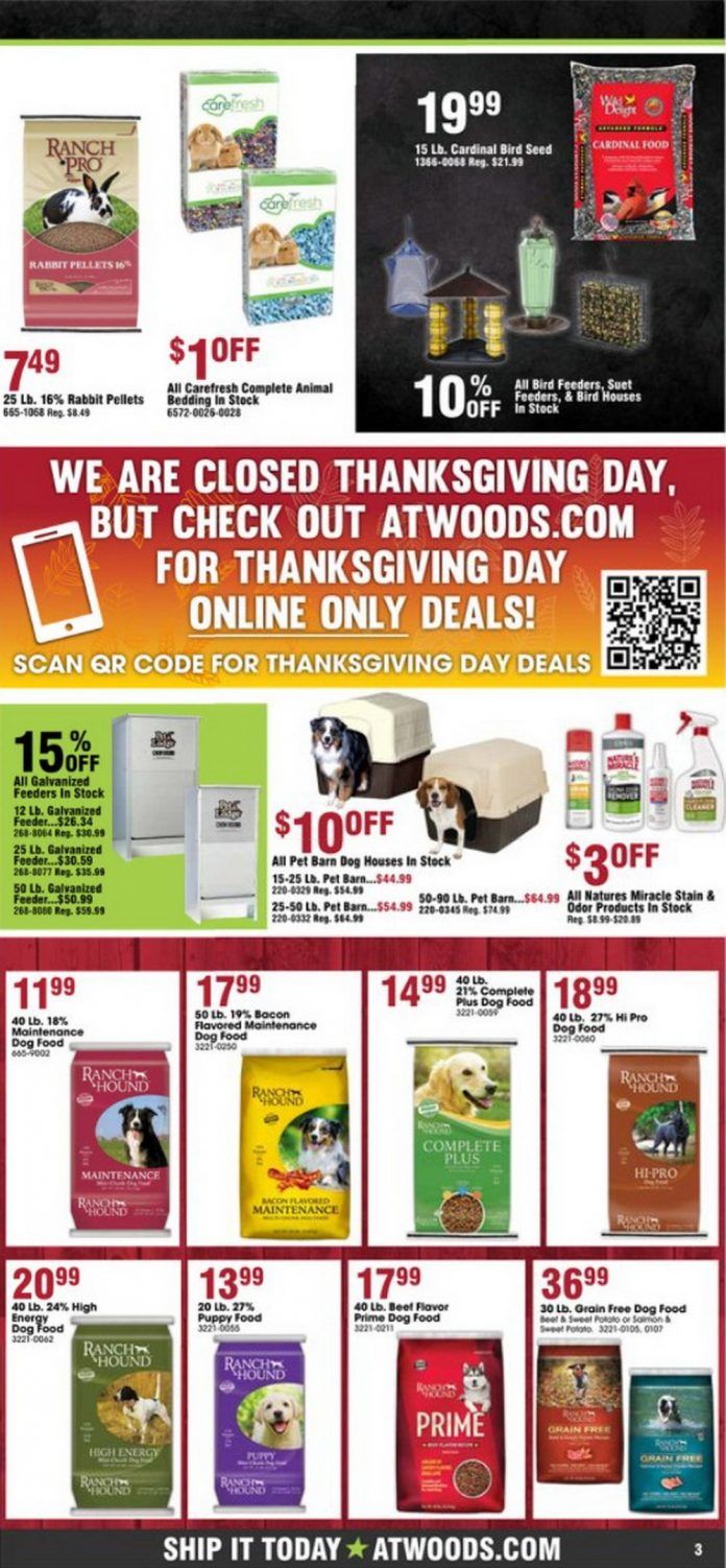 Atwoods Black Friday Ad Nov 22 Nov 25, 2020