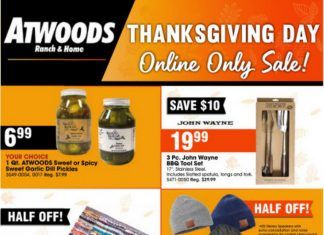 Atwoods Thanksgiving Ad Nov 26 – Nov 26, 2020