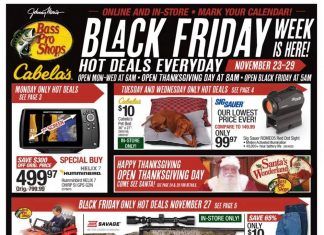 Bass Pro Shops Black Friday Sale Nov 23 – Nov 29, 2020