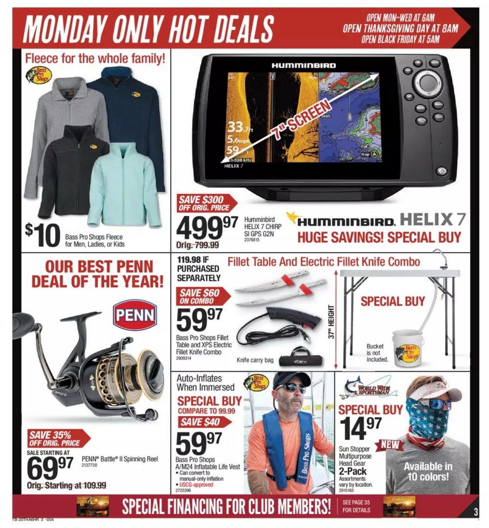 Bass Pro Shops Black Friday Sale Nov 23 Nov 29, 2020