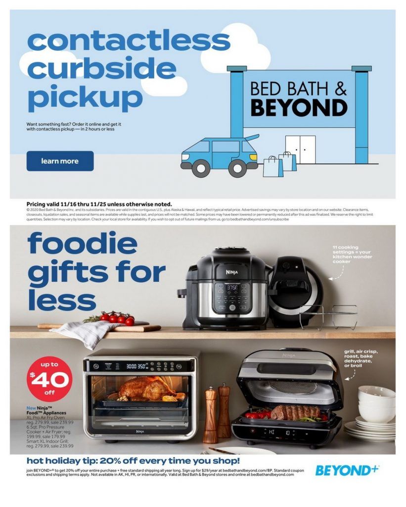 bed bath and beyond sales ad