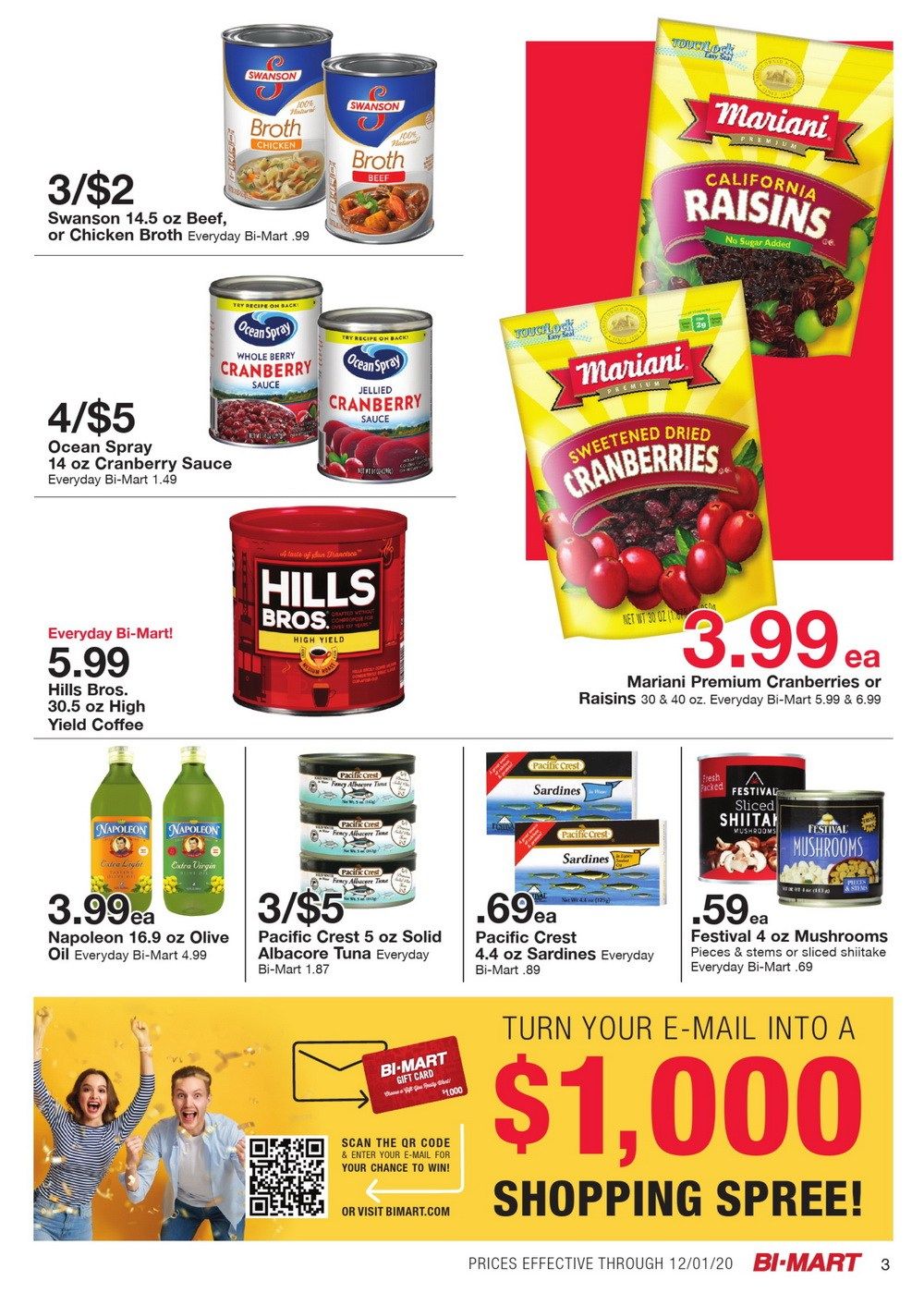 BiMart Black Friday Ad Nov 24 Dec 01, 2020
