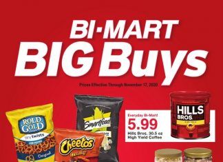 Bi-Mart Weekly Ad Nov 04 – Nov 17, 2020