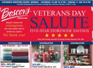 Boscov’s Weekly Ad Nov 05 – Nov 10, 2020