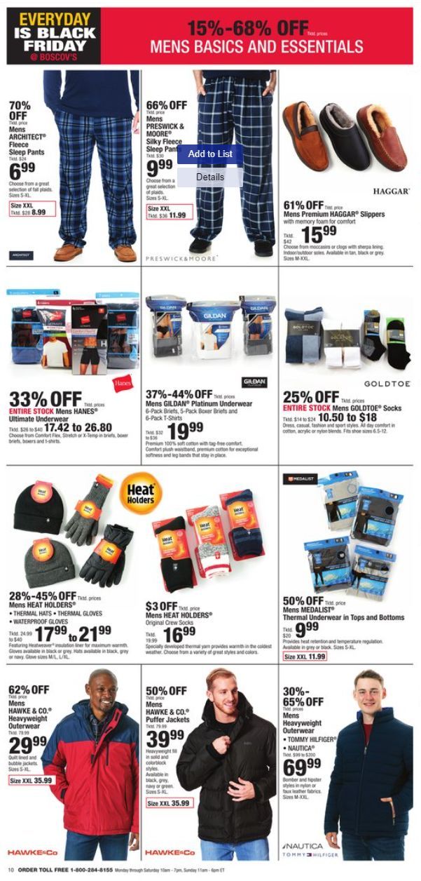 Boscov's Black Friday Ad Nov 11 Nov 17, 2020