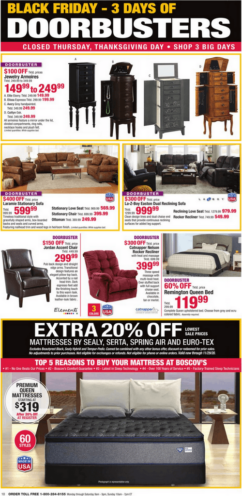 Boscov's Black Friday Ad Nov 25 Nov 27, 2020