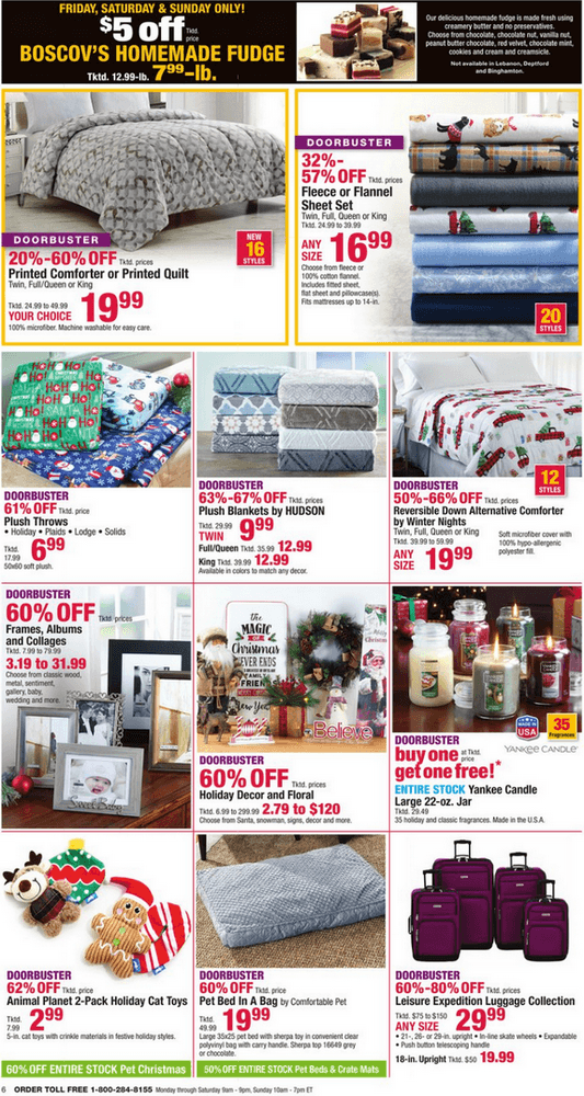Boscov's Black Friday Ad Nov 27 Nov 29, 2020