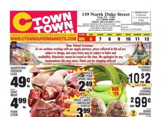 C-Town Weekly Ad Nov 06 – Nov 12, 2020