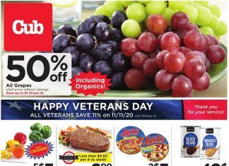 Cub Foods Weekly Ad Nov 08 – Nov 14, 2020