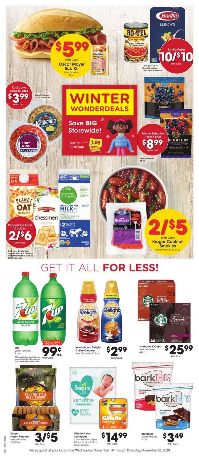 Dillons Weekly Ad Nov 18 Nov 26, 2020