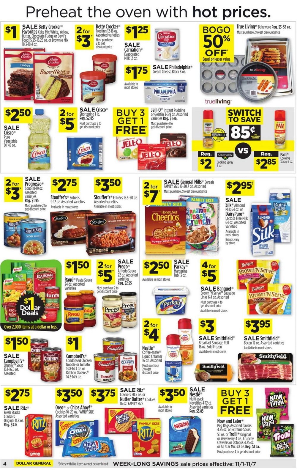 Dollar General Weekly Ad Nov 1 Nov 7, 2020