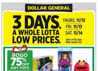Dollar General Weekly Ad Nov 08 – Nov 14, 2020