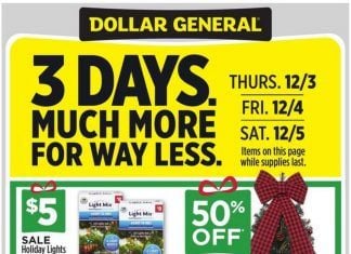 Dollar General Weekly Ad Nov 29 – Dec 05, 2020