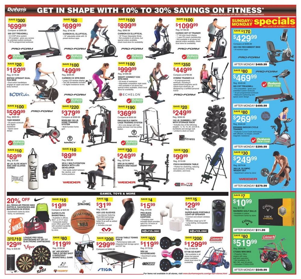 Dunham's Sports Weekly Ad Nov 07 Nov 12, 2020