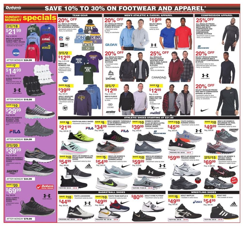 Dunham's Sports Weekly Ad Nov 07 Nov 12, 2020