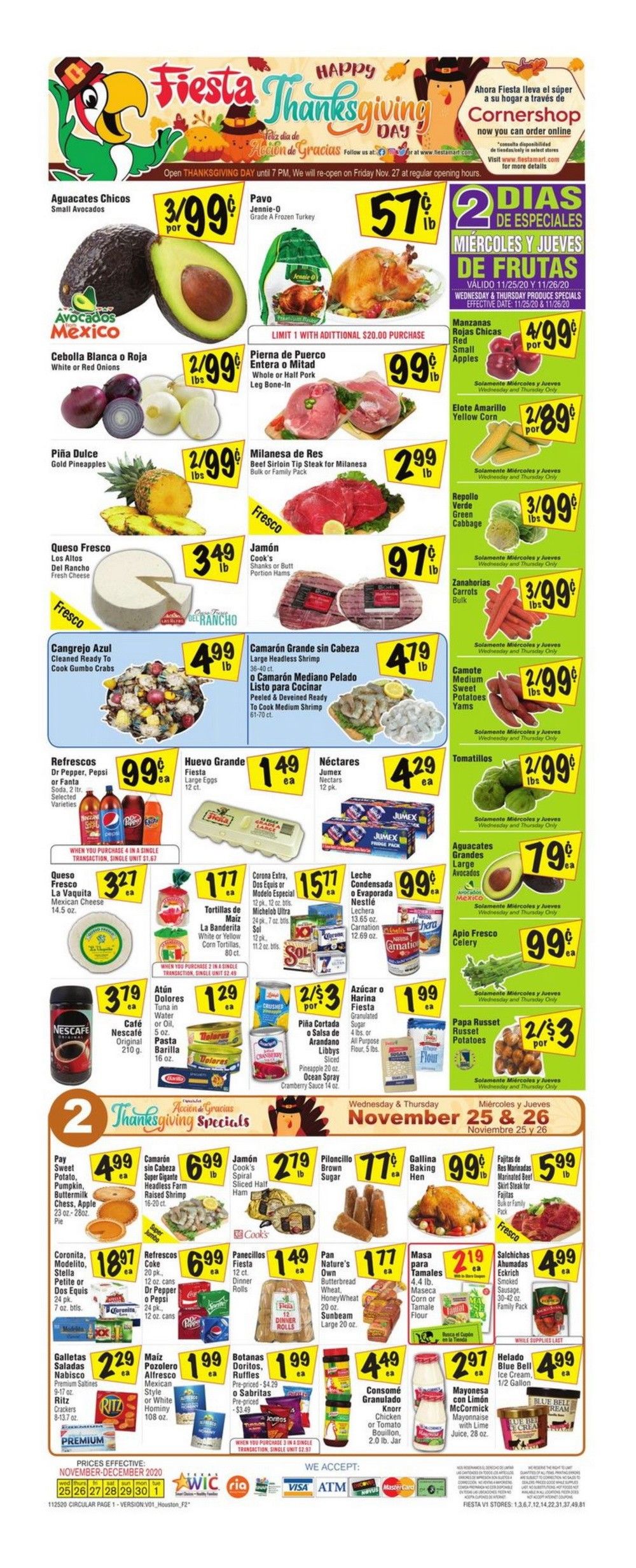 Fiesta Mart Weekly Ad Nov 25 Dec 01, 2020