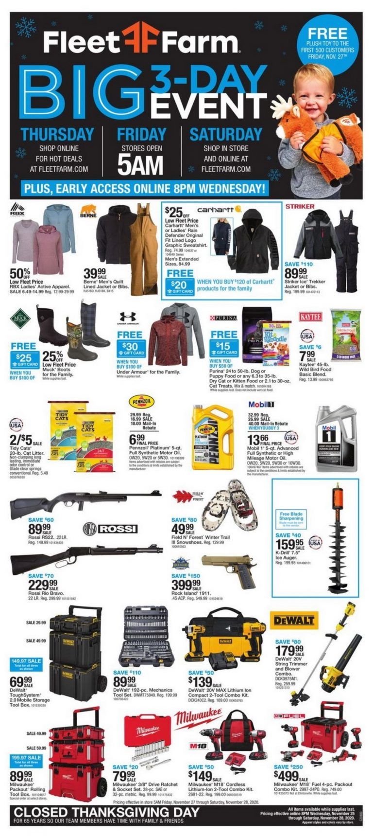 Fleet Farm Black Friday Ad Nov 25 Nov 28, 2020