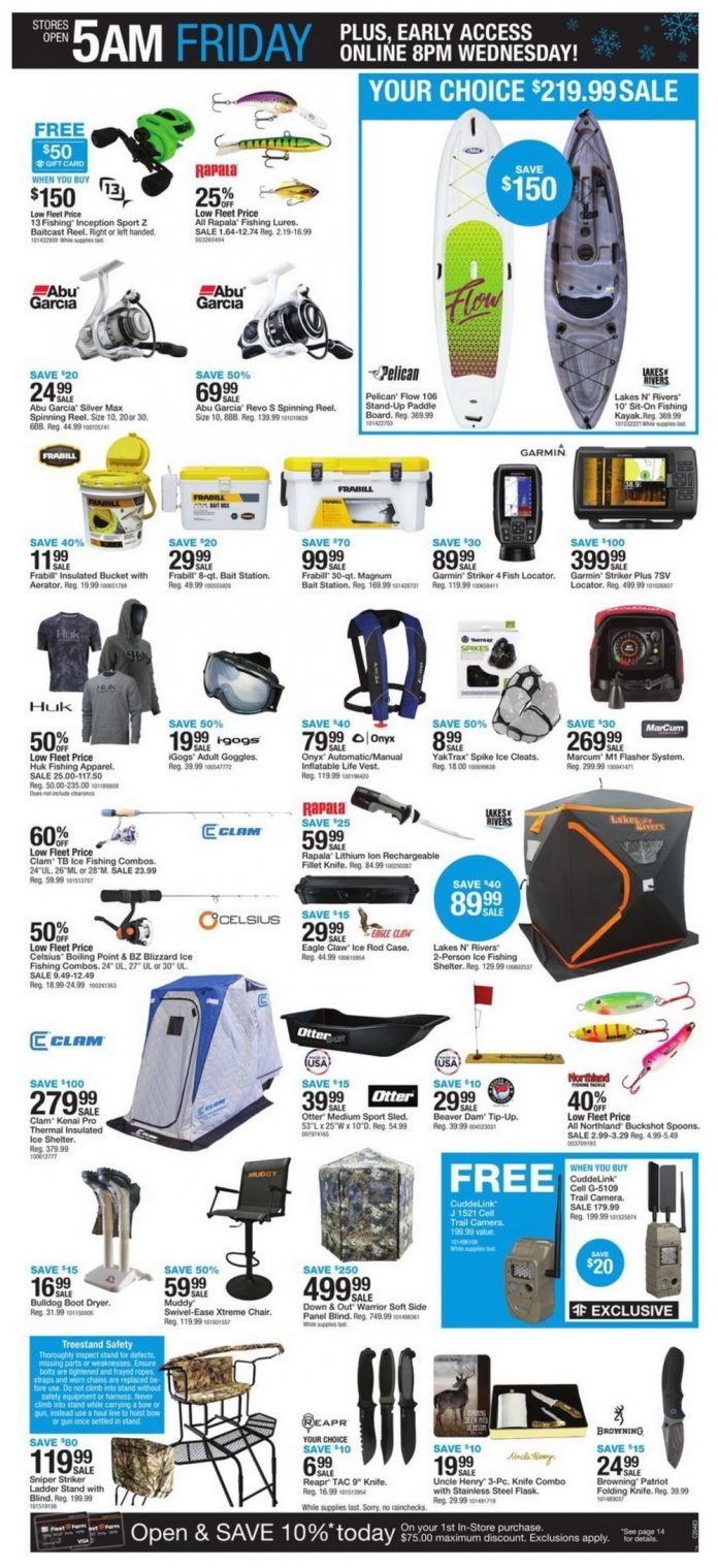 Fleet Farm Black Friday Ad Nov 25 Nov 28, 2020