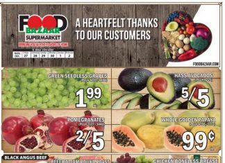 Food Bazaar Weekly Ad Nov 27 – Dec 02, 2020