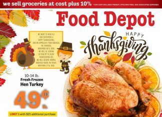 Food Depot Weekly Ad Nov 16 – Nov 29, 2020