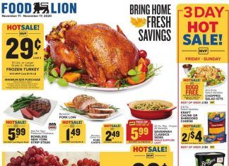 Food Lion Weekly Ad Nov 11 – Nov 17, 2020