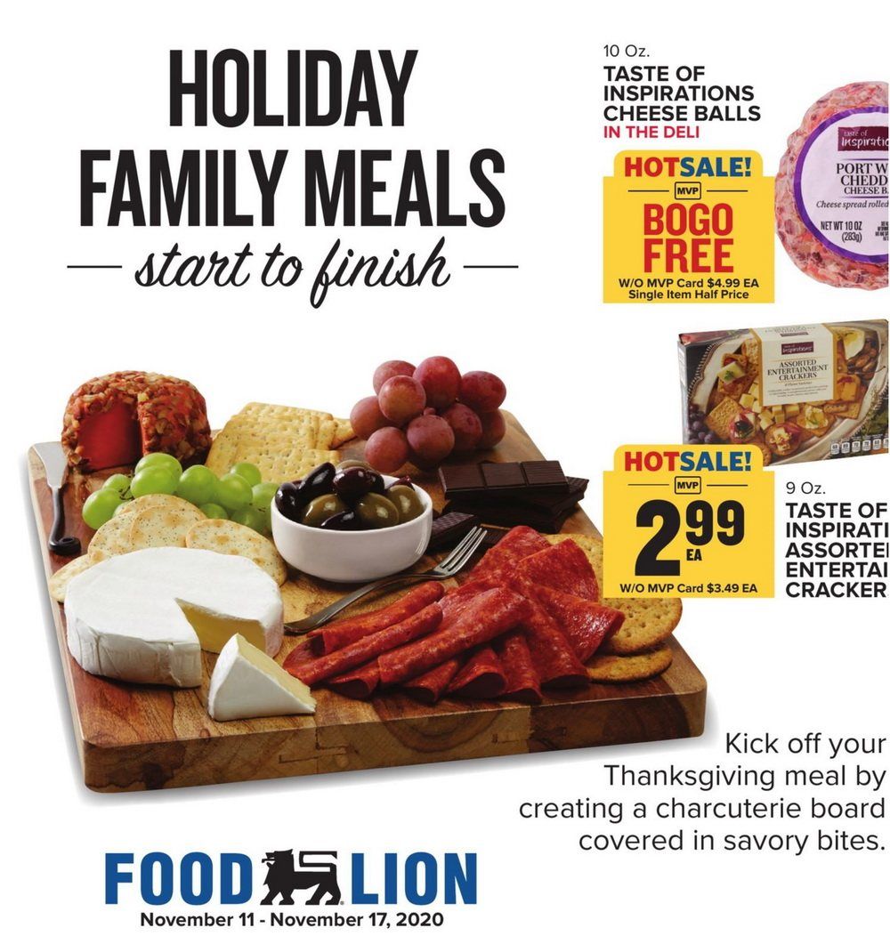 Food Lion Weekly Ad Nov 11 Nov 17, 2020