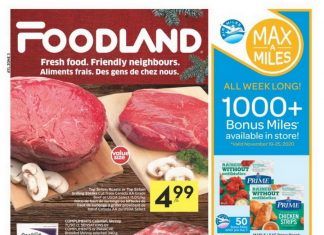 Foodland(Canada) Weekly Ad Nov 19 – Nov 25, 2020
