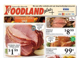 Foodland(US) Weekly Ad Nov 24 – Nov 30, 2020