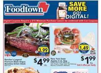 Foodtown Weekly Ad Nov 06 – Nov 12, 2020