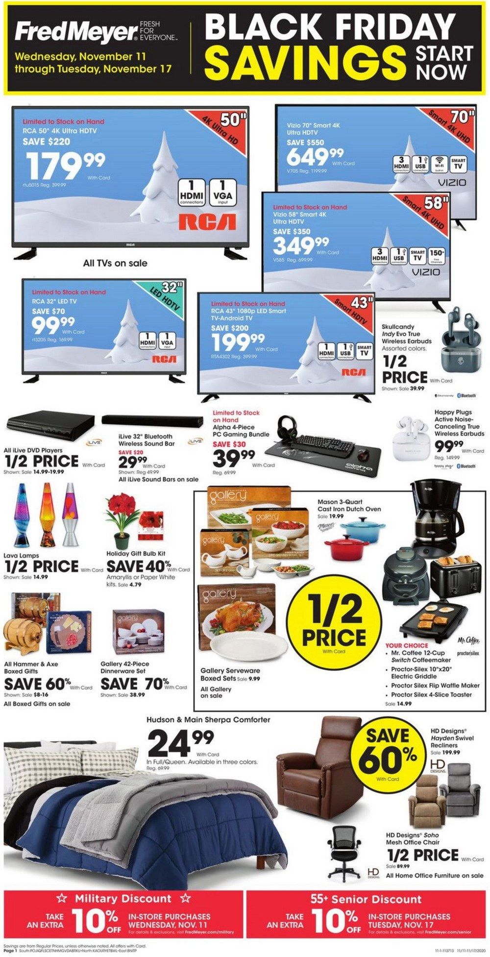 Fred Meyer Black Friday Ad Nov 11 – Nov 17, 2020 - When Does Meijer Black Friday Deals Start