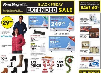 Fred Meyer Black Friday Ad Nov 28 – Dec 01, 2020