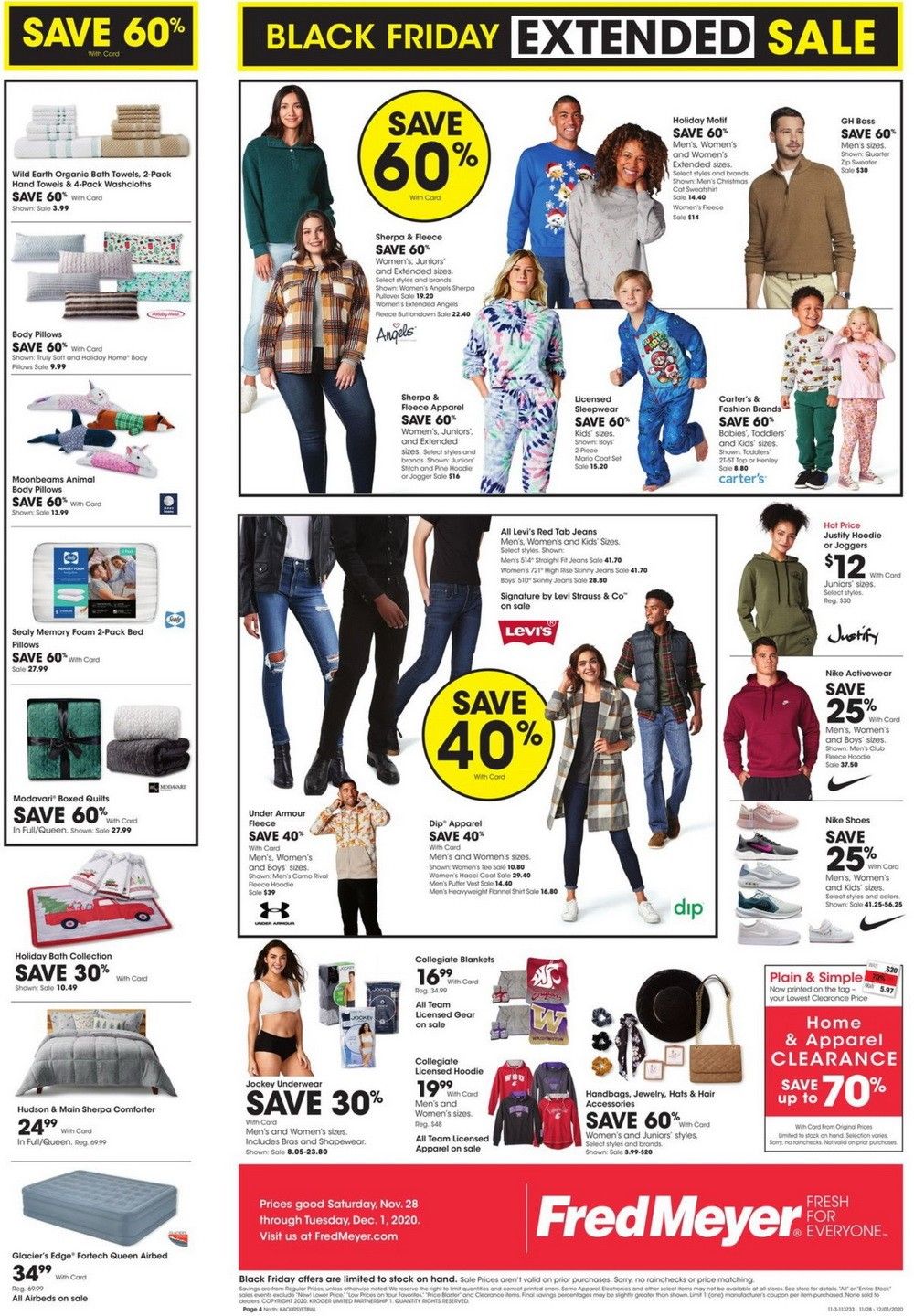 Fred Meyer Black Friday Ad Nov 28 Dec 01, 2020
