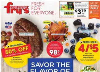Fry’s Food Weekly Ad Nov 4 – Nov 10, 2020