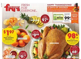 Fry’s Food Weekly Ad Nov 18 – Nov 26, 2020