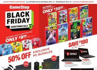 GameStop Black Friday Countdown Ad Nov 14 – Nov 18, 2020