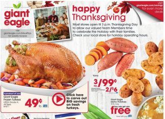 Giant Eagle Weekly Ad Nov 19 – Nov 25, 2020
