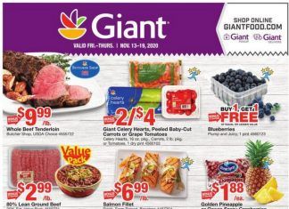 Giant Food Weekly Ad Nov 13 – Nov 19, 2020
