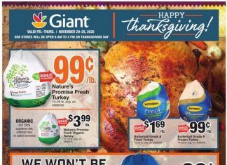 Giant Food Weekly Ad Nov 20 – Nov 26, 2020