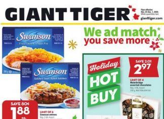 Giant Tiger Weekly Ad Nov 25 – Dec 01, 2020