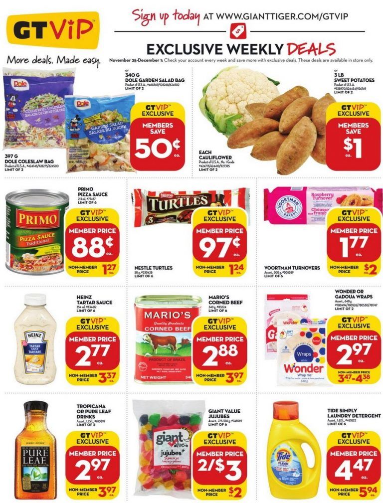 Giant Tiger Weekly Ad Nov 25 Dec 01, 2020
